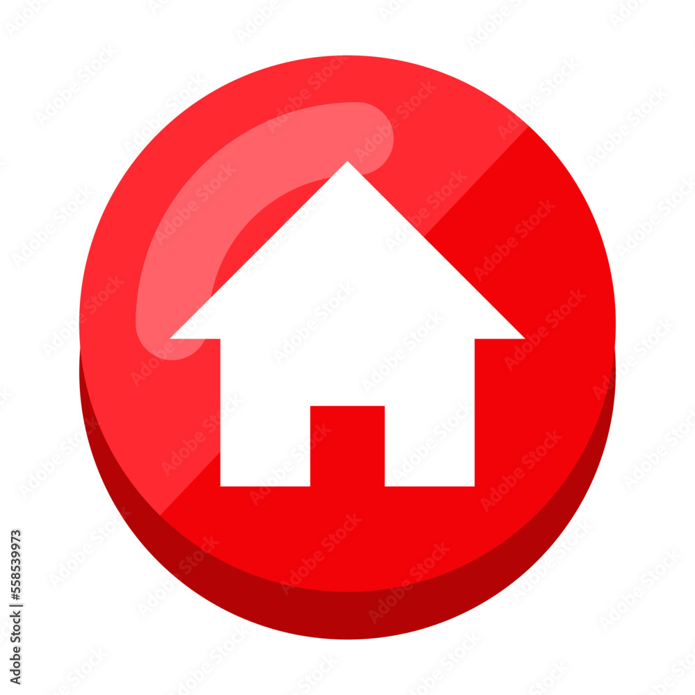 Red Home Icon 20 Red Home Icon 20