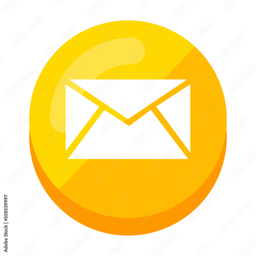Yellow Mail Icon 13 Yellow Mail Icon 13