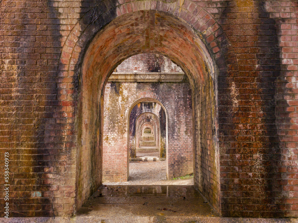 Fototapeta premium 京都の南禅寺、琵琶湖疏水の水路閣