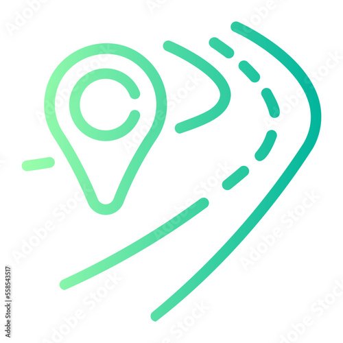 road gradient icon