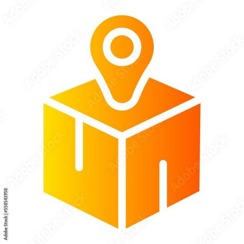 logistics gradient icon