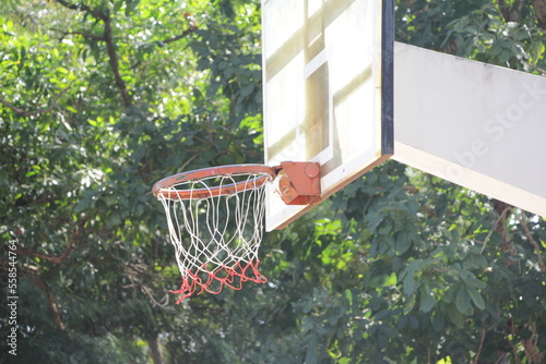 basketball hoop on the street