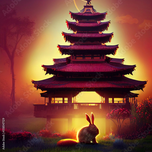 year of the rabbit  Happy Chinese New Year 2023