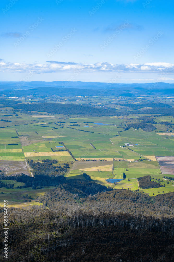Naklejka premium The rural regions of Tasmania