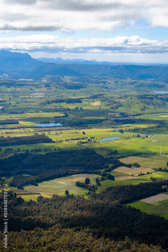 The rural regions of Tasmania