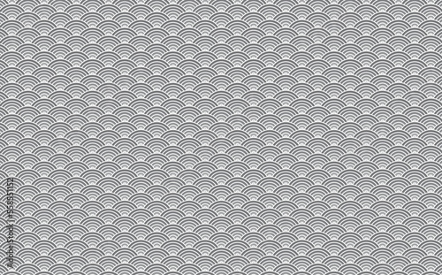 Silver Vector Illustration Wave Pattern Background.