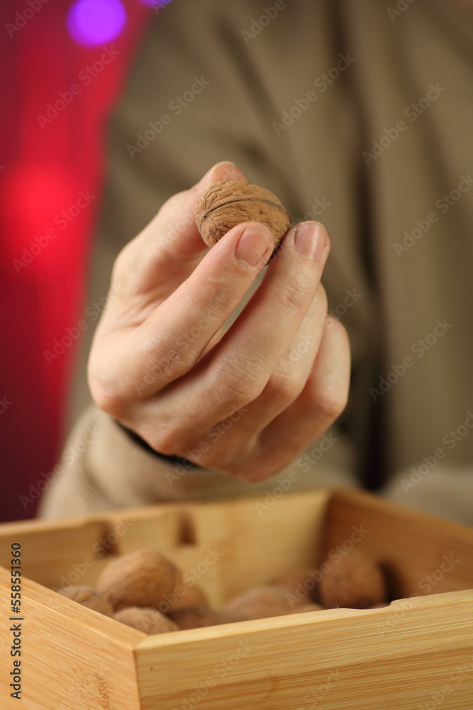 Obraz premium walnut in hand