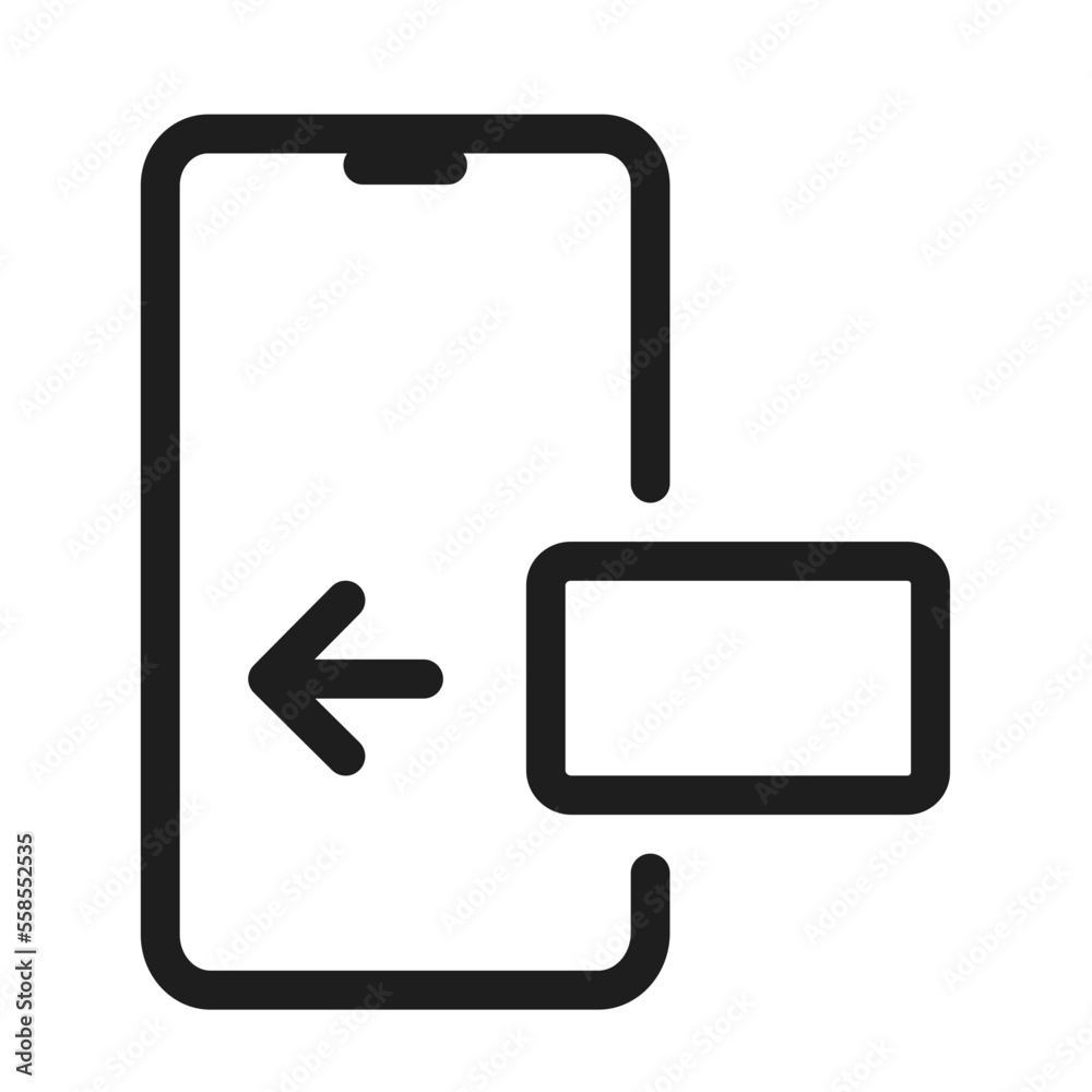 Creditcard in Mobile icon Creditcard in Mobile icon