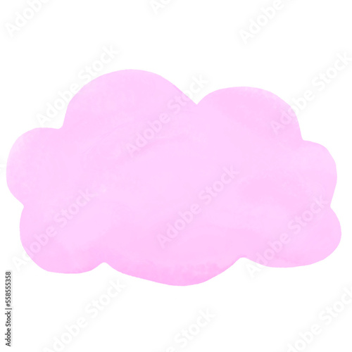 Pink Cloud Illustration