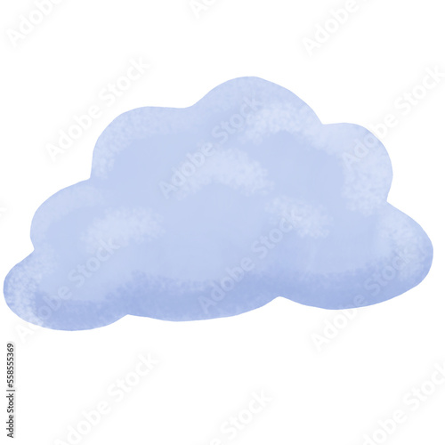 Blue Cloud Illustration