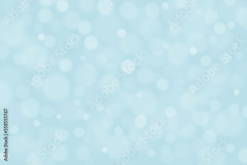 Abstract blue and white bokeh background. The concept of New Year, Christmas, Anniversary and all celebration backgrounds. 