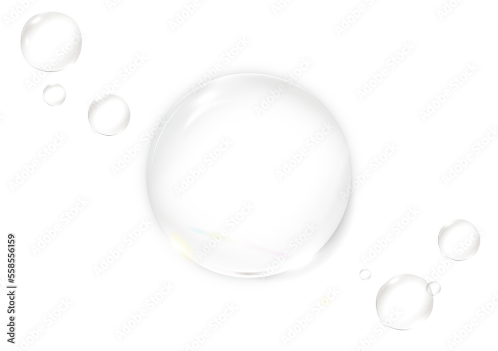 背景透過のみずみずしい水滴素材