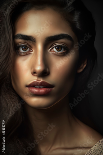 Portrait of a beautiful Pakistani woman