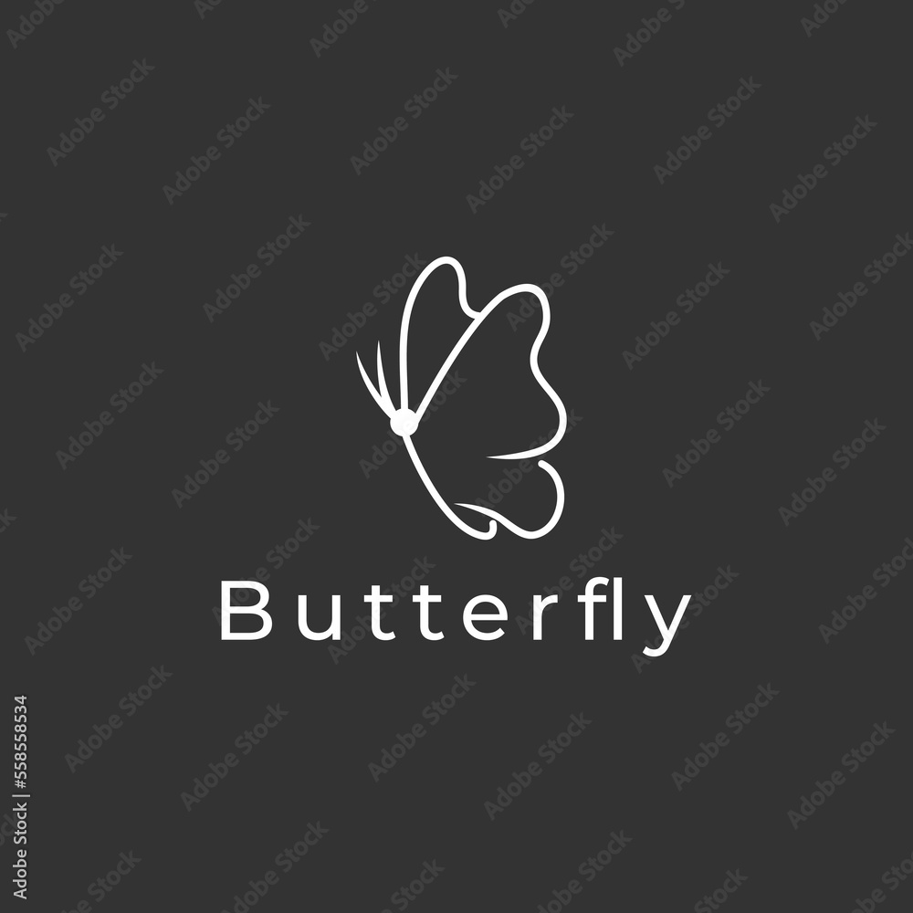 Obraz premium Butterfly Logo Design