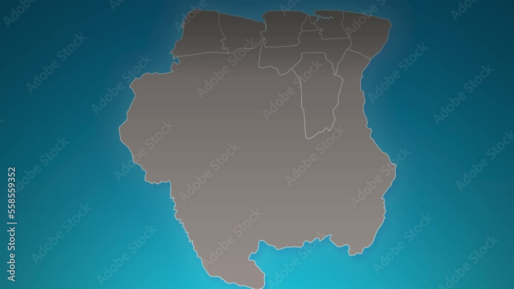 suriname country map with zoom in Realistic Clouds Fly Through. camera zoom in sky effect on suriname map. Background Suitable for Corporate Intros, Tourism, Presentations. suriname country map with zoom in Realistic Clouds Fly Through. camera zoom in sky effect on suriname map. Background Suitable for Corporate Intros, Tourism, Presentations.