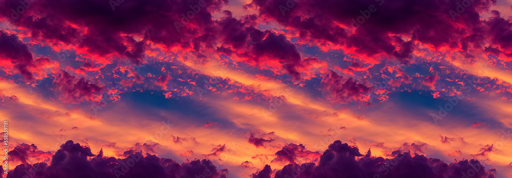 Amazing sky, sky wallpaper, dramatic sunset