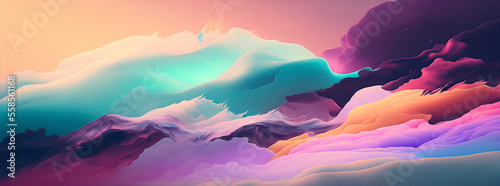 multi colored Abstract render. wallpaper