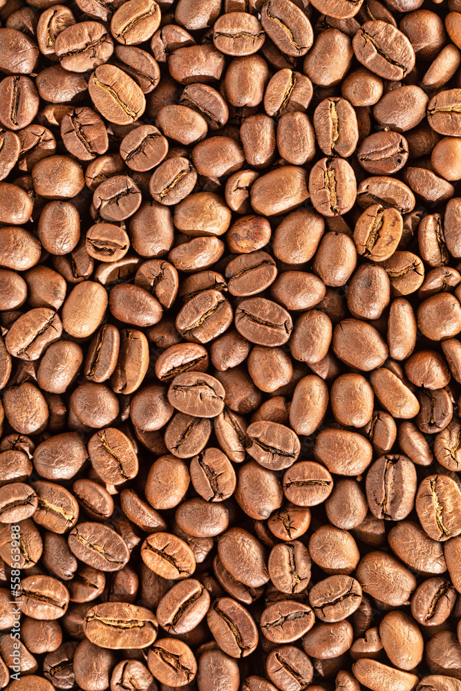 Food texture, high-quality coffee beans, roasted natural coffee. Food texture, high-quality coffee beans, roasted natural coffee.