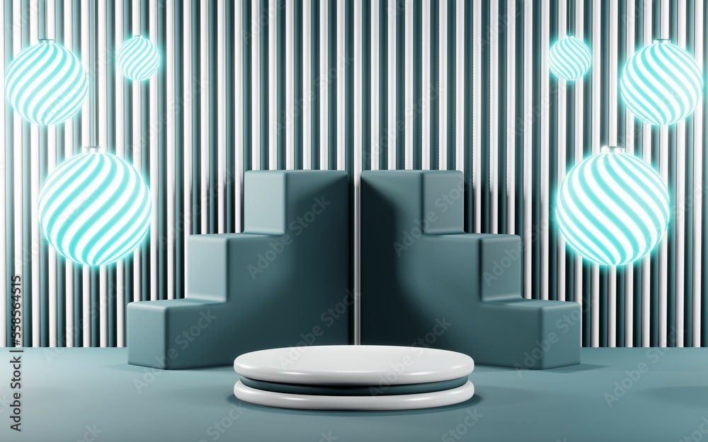 3D render of pastel template soft blue minimal background for show products 3D render of pastel template soft blue minimal background for show products