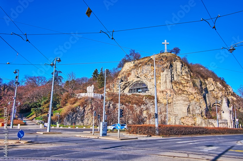 Pauline Monastery and Rock Church on Gellert Hill, Budapest, Hungary