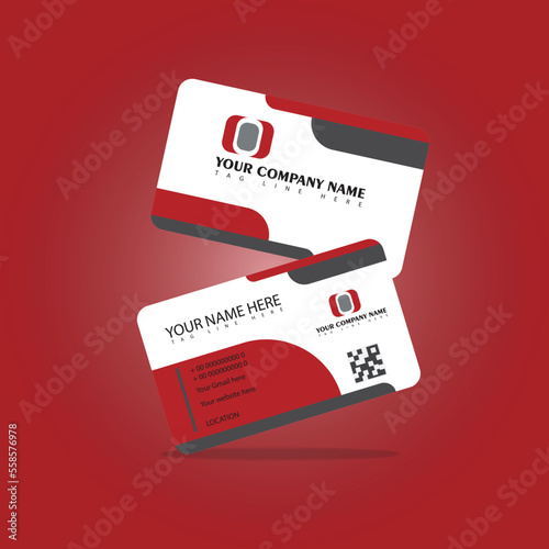 Corporate or Personal Visiting Card or Business Card Design Template