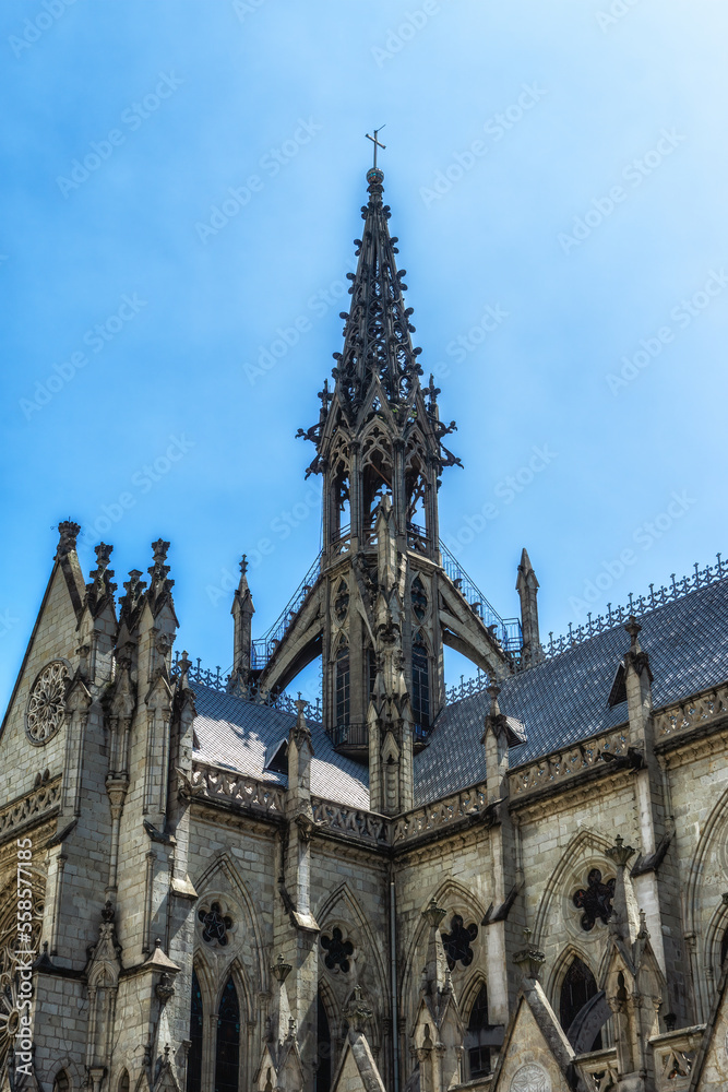 Fototapeta premium Church tower of the Basilica del Voto National