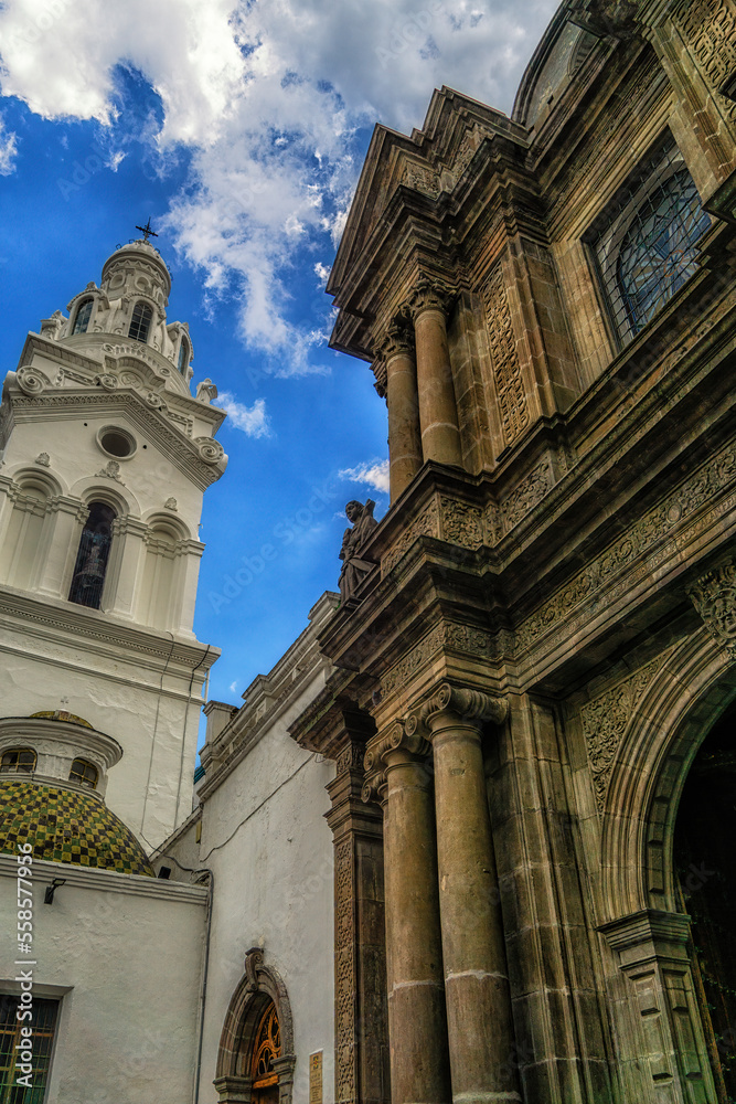 the Church of the Sagrario, Quito
