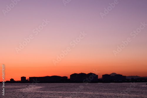千葉港夕景