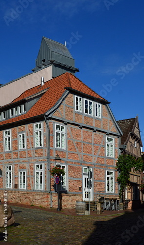 Historical Building in the Old Hanse Town Buxtehude  Lower Saxony