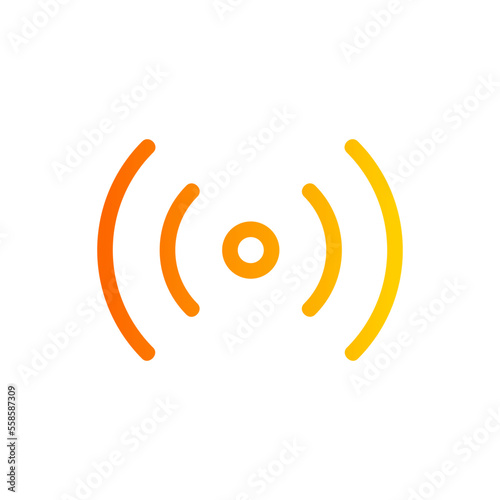 streaming gradient icon