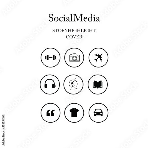 social media story highlight cover