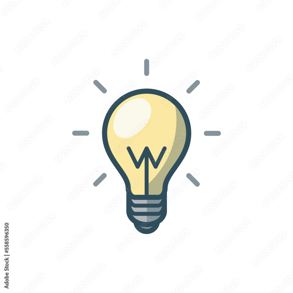 bulb icon design vector template bulb icon design vector template