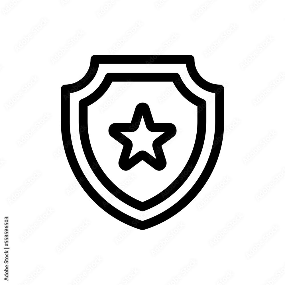 shield line icon shield line icon