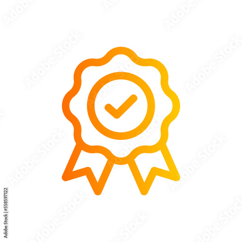 guarantee gradient icon