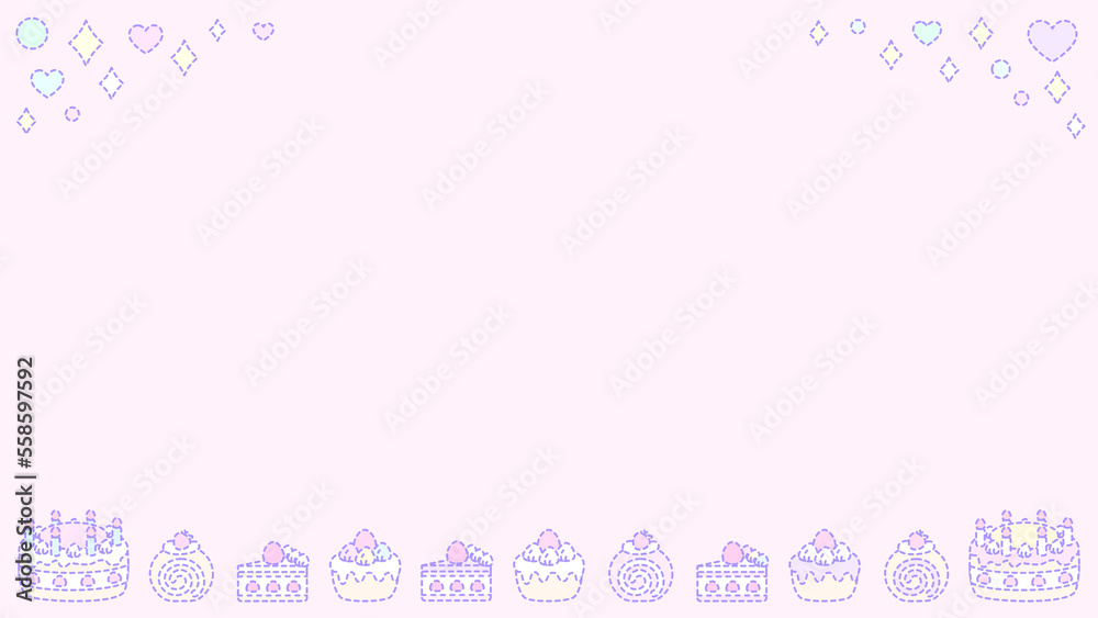 ♪Cake dream frame♪ ♪Cake dream frame♪