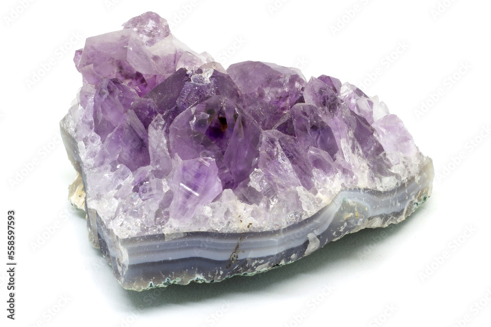 amethyst isolated on white background amethyst isolated on white background
