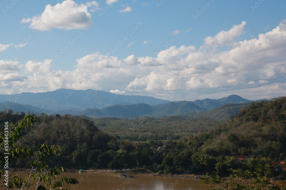 Trip to Luang Prabang at the Mekong River in Laos, Roundtrip in Asia to different temple and pagodas Trip to Luang Prabang at the Mekong River in Laos, Roundtrip in Asia to different temple and pagodas