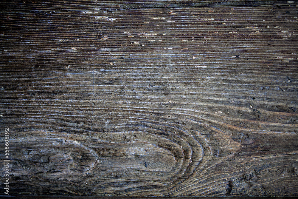 Fototapeta premium A fragment of an old board with a structure