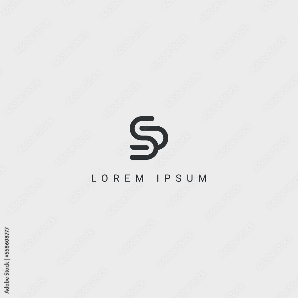 Outstanding professional letter SD DS logo design elegant trendy ...