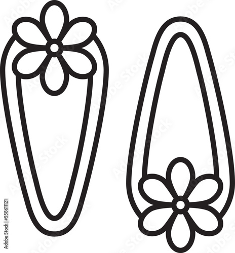 hair clips icon