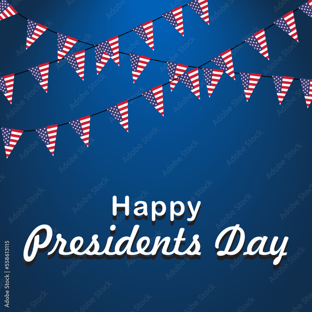 president day text vector background. suitable for card, banner, or poster