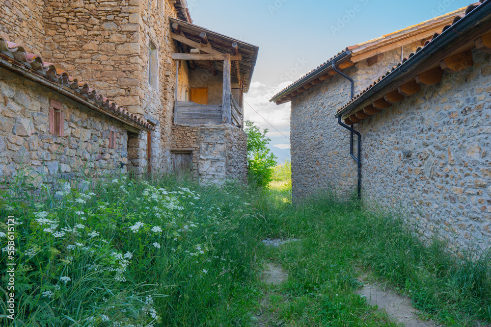 old stone houses