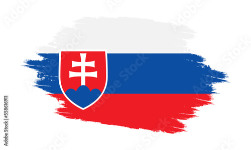 Free Download Slovakia Vector Flag. Grunge Slovakia Flag. Slovakia Flag with Grunge Texture. Vector illustration - GFXLoad