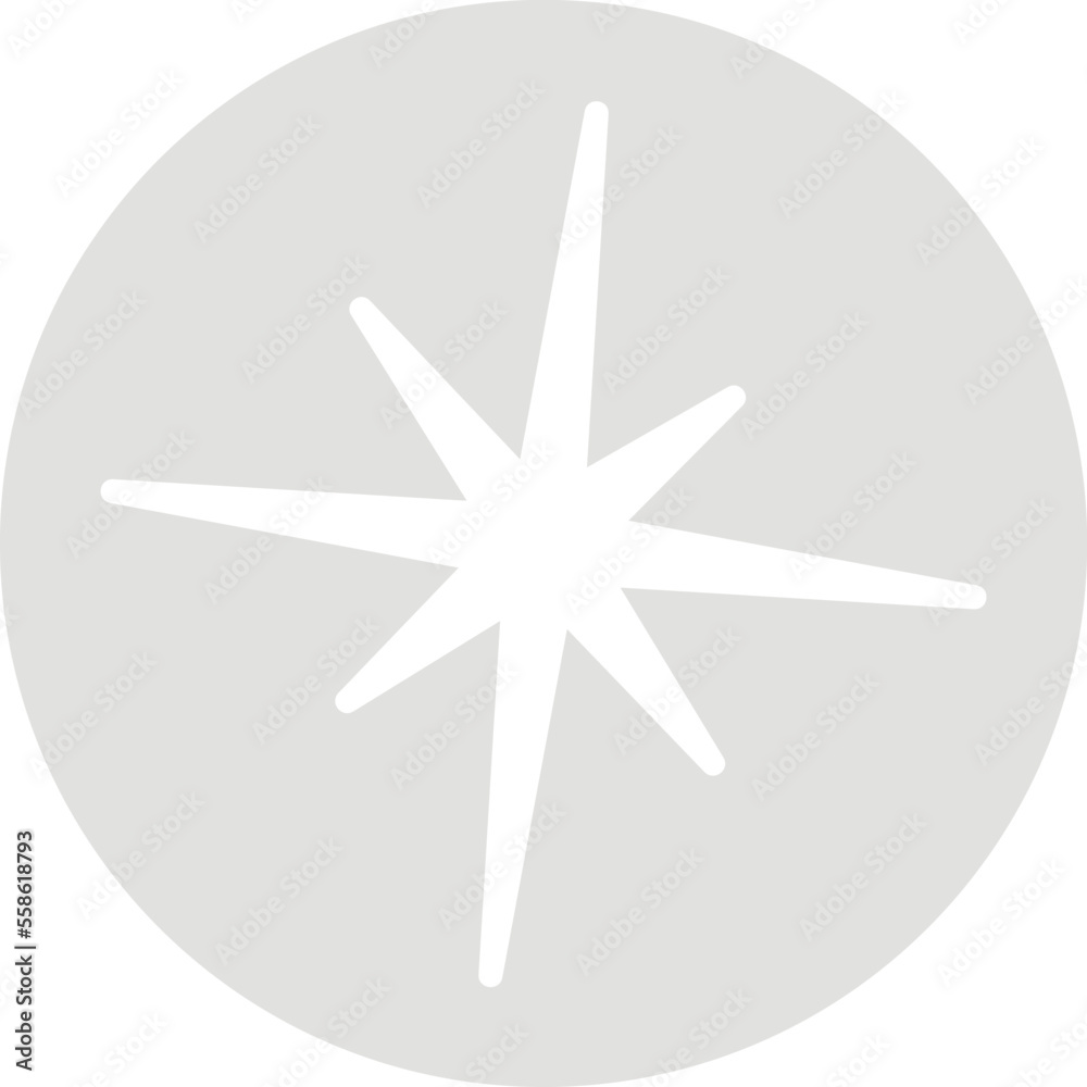 Fototapeta premium Abstract astrology shape design element
