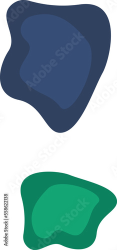 Colorful plasticine flat icon Craft hobby