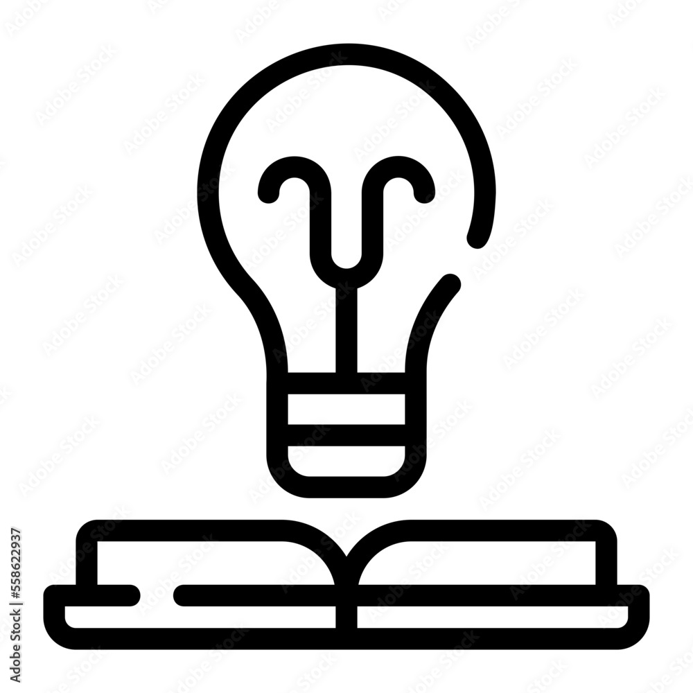 knowledge line icon knowledge line icon