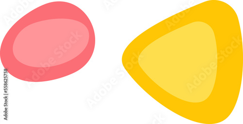 Plasticine flat icon Colorful dough for modeling sculpture