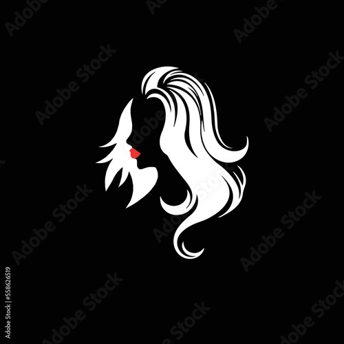 Creative Professional Trendy and Minimal Beauty, Hair Salon Logo Design, Beauty Salon Icon Logo in Editable Vector Format