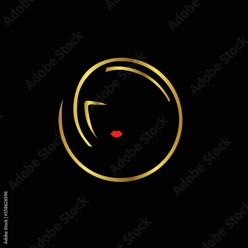 Creative Professional Trendy and Minimal Beauty, Hair Salon Logo Design, Beauty Salon Icon Logo in Editable Vector Format