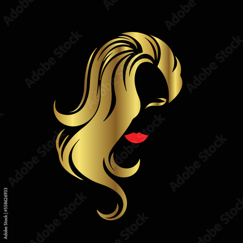 Creative Professional Trendy and Minimal Beauty, Hair Salon Logo Design, Beauty Salon Icon Logo in Editable Vector Format
